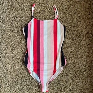 Wild Fable XS Pink Striped Bodysuit